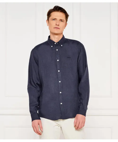 Льняная рубашка h-liam-bd-e-c1-243 Regular fit Boss, синий
Льняная рубашка h-liam-bd-e-c1-243 Regular fit Boss, синий