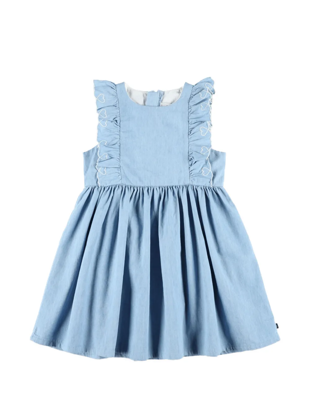 Джинсовое платье с вышивкой в виде сердца Petit Bateau, синий
Джинсовое платье с вышивкой в виде сердца Petit Bateau, синий