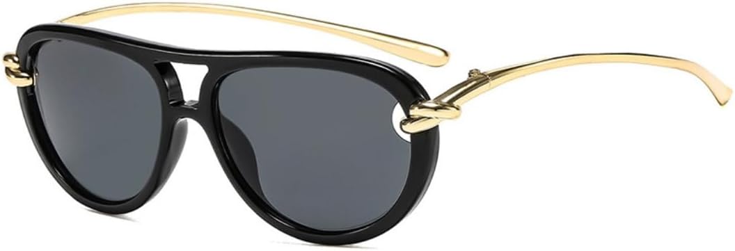 Винтажные солнцезащитные очки с узлом на дужках для женщин, модные, с градиентным черным покрытием, элегантные, для вождения, с защитой от УФ-излучения UV400 VFDHN, 68357-c1
Винтажные солнцезащитные очки с узлом на дужках для женщин, модные, с градиентным черным покрытием, элегантные, для вождения, с защитой от УФ-излучения UV400 VFDHN, 68357-c1