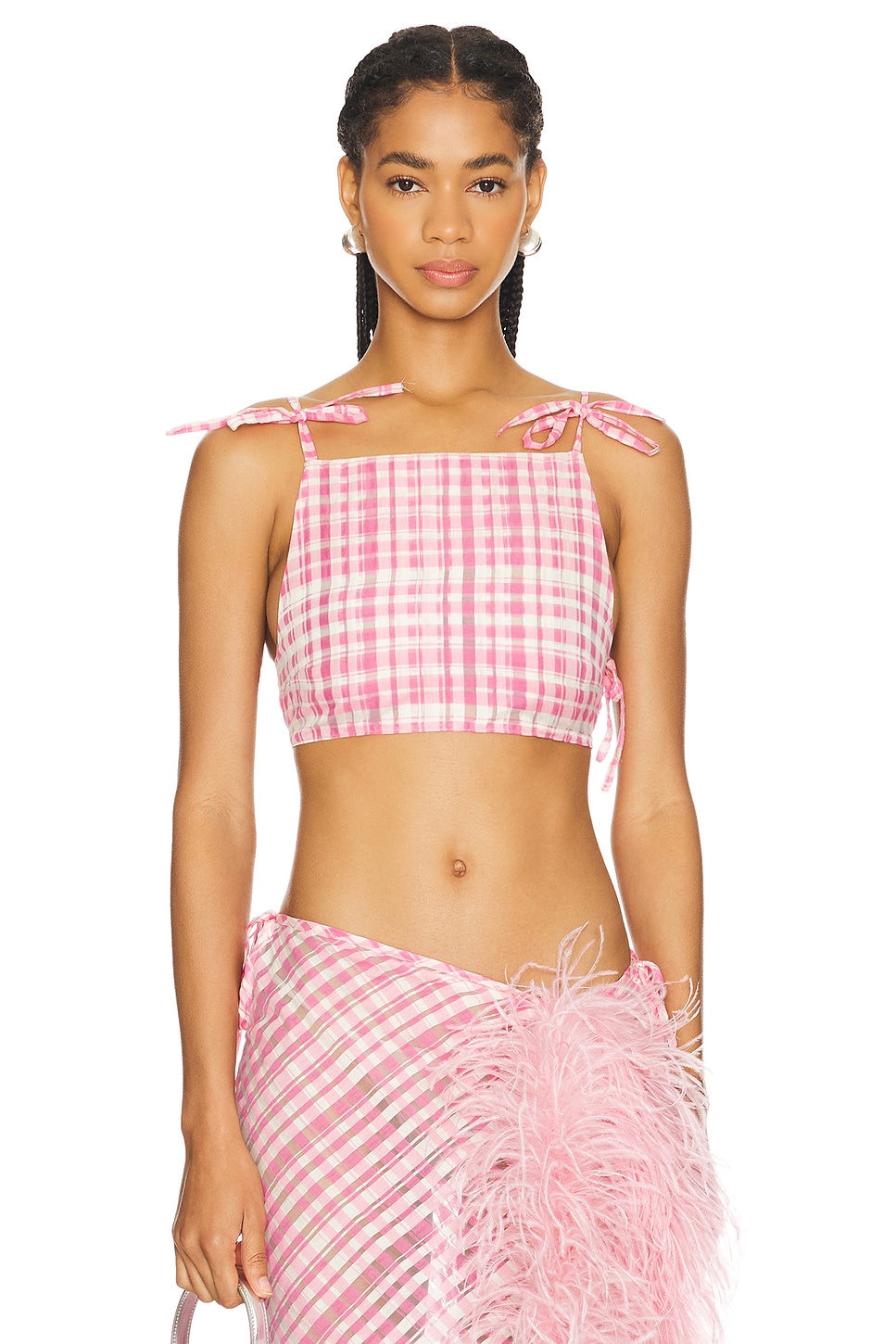 Укороченный топ Milkwhite, розовый
Укороченный топ Milkwhite, розовый