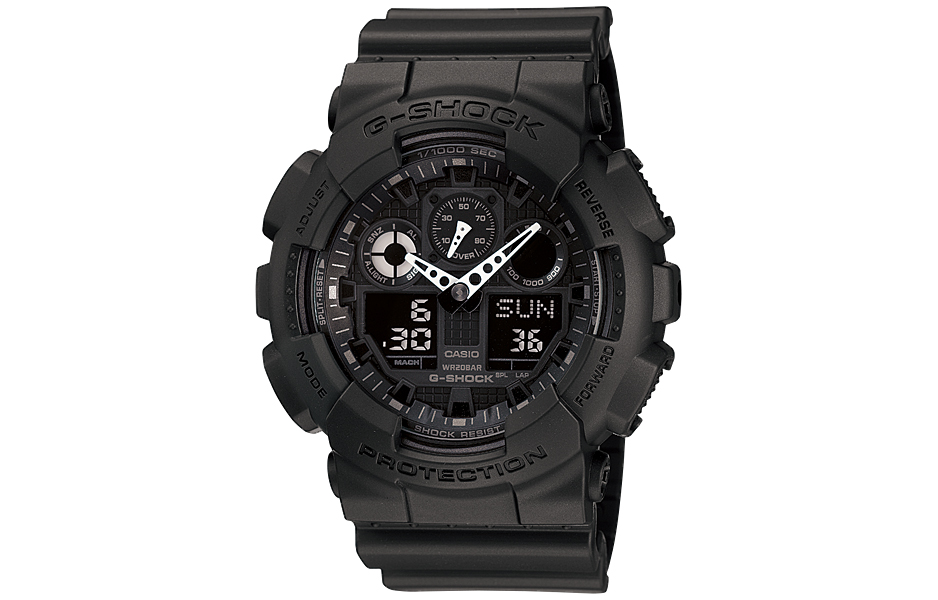 Часы Casio G-Shock Analog-Digital GA-100 Series, арт.GA-100-1A1, черный
Часы Casio G-Shock Analog-Digital GA-100 Series, арт.GA-100-1A1, черный