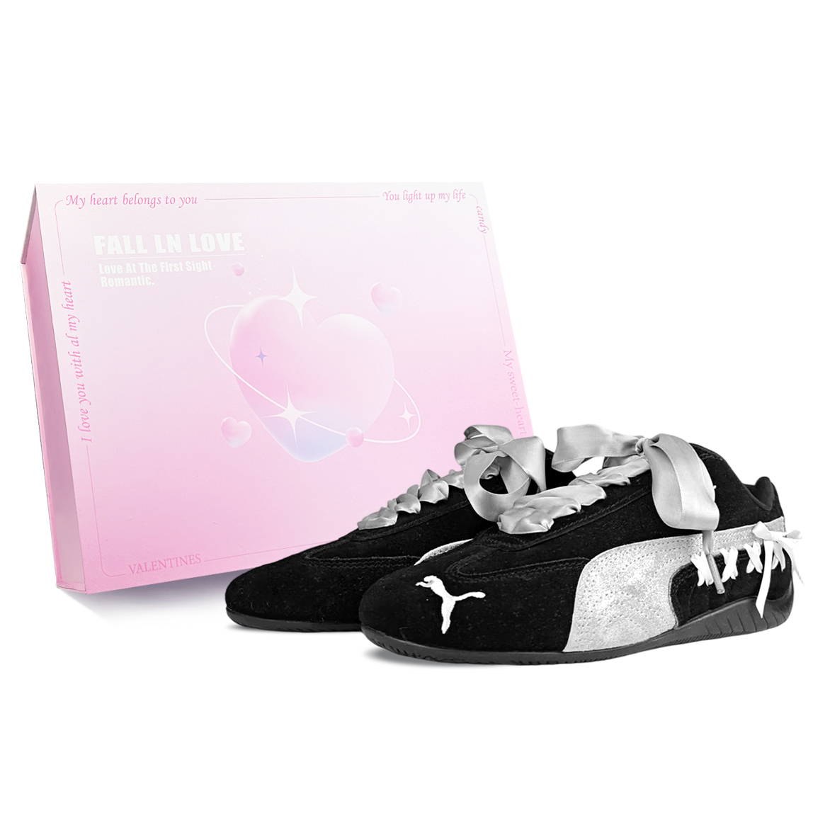 PUMA Скоростные коты коллекция лоу-топ повседневная обувь унисекс черный серебристый, цвет Black Silver
PUMA Скоростные коты коллекция лоу-топ повседневная обувь унисекс черный серебристый, цвет Black Silver