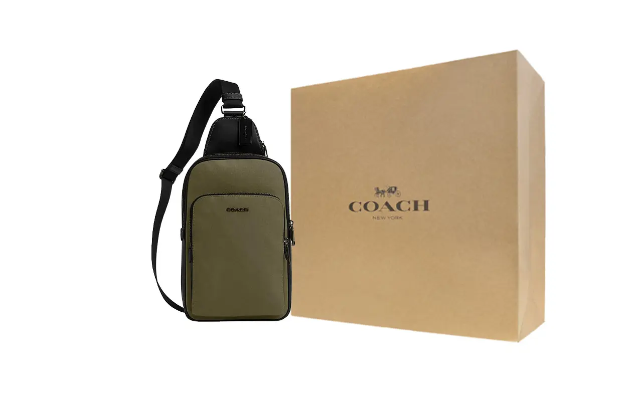 COACH Этан тканевая с кожаной наплечная сумка через плечевая сумка мужская оливково-зеленая и земляная умбра
COACH Этан тканевая с кожаной наплечная сумка через плечевая сумка мужская оливково-зеленая и земляная умбра