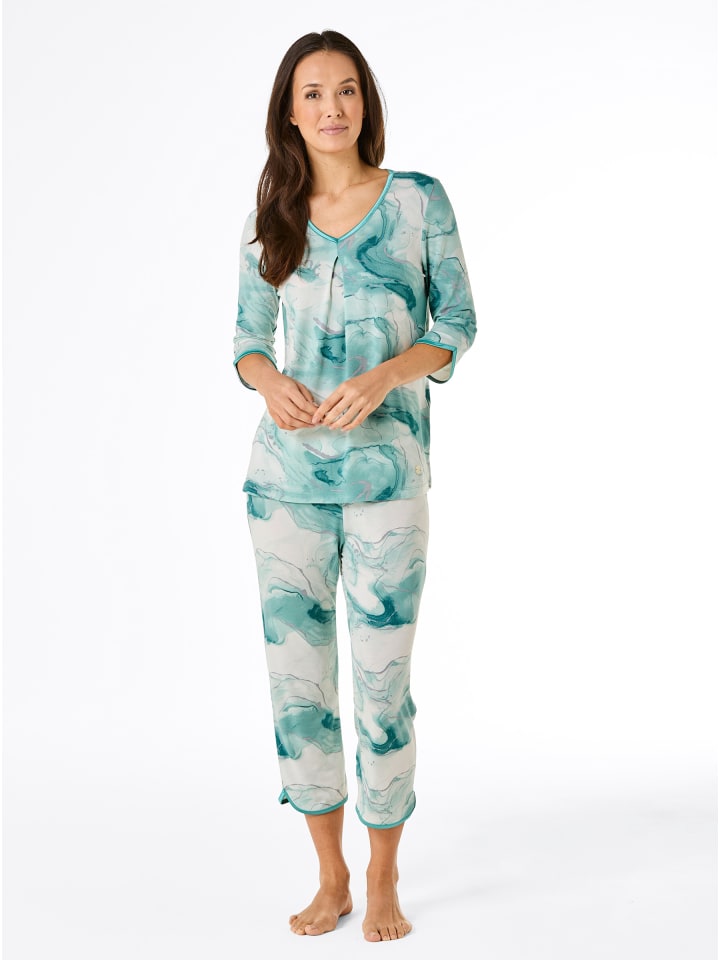 Creation L Пижама из модала с принтом в цветах лайма, мяты и шалфея
Creation L Пижама из модала с принтом в цветах лайма, мяты и шалфея