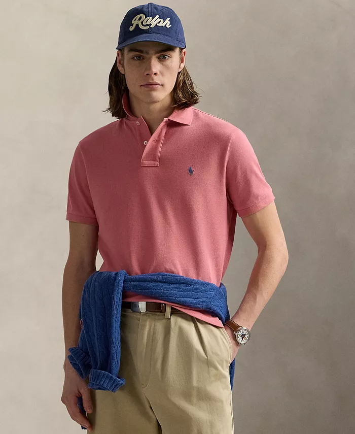 Мужская хлопковая поло Slim Fit с сетчатой тканью Polo Ralph Lauren, красный
Мужская хлопковая поло Slim Fit с сетчатой тканью Polo Ralph Lauren, красный
