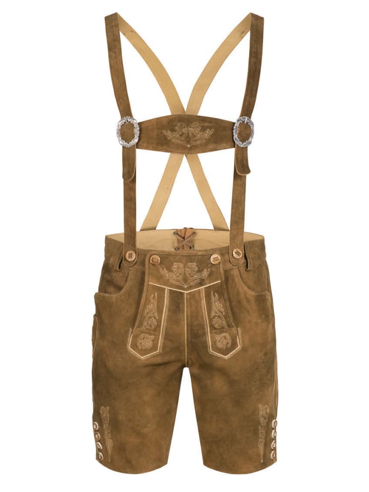 Nübler Короткие кожаные брюки светло-коричневого цвета
Nübler Короткие кожаные брюки светло-коричневого цвета