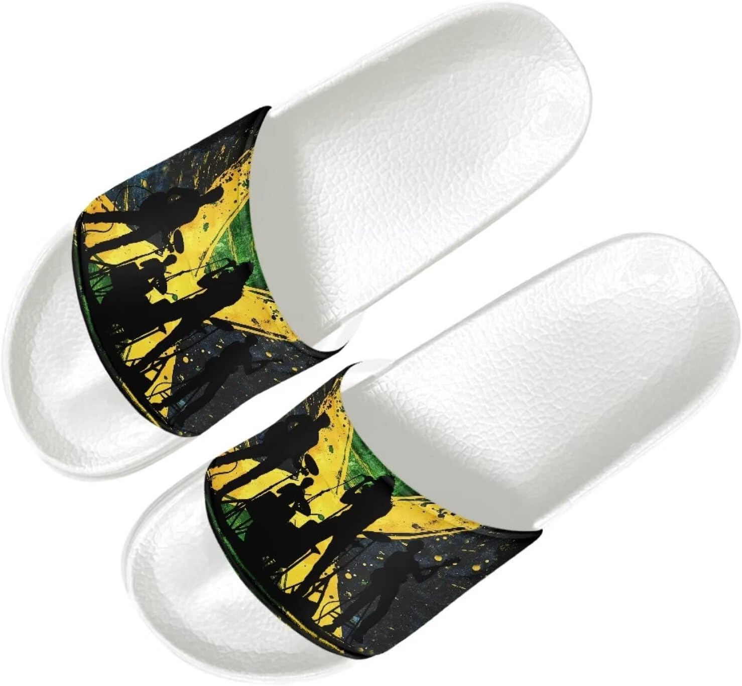 Мужские удобные тапочки Quxjehoe Cloud, повседневные шлепанцы, сандалии, нескользящие тапочки для улицы и дома, размеры 5-14, Jamaican Band
Мужские удобные тапочки Quxjehoe Cloud, повседневные шлепанцы, сандалии, нескользящие тапочки для улицы и дома, размеры 5-14, Jamaican Band