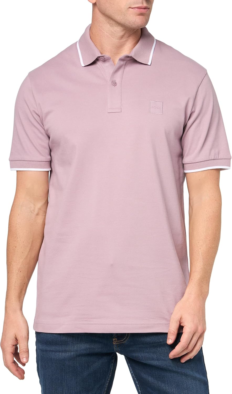 BOSS Мужская поло с квадратным логотипом Slim Fit из хлопка, Mauve Pink, Розовый, BOSS Мужская поло с квадратным логотипом Slim Fit из хлопка, Mauve Pink
BOSS Мужская поло с квадратным логотипом Slim Fit из хлопка, Mauve Pink, Розовый, BOSS Мужская поло с квадратным логотипом Slim Fit из хлопка, Mauve Pink