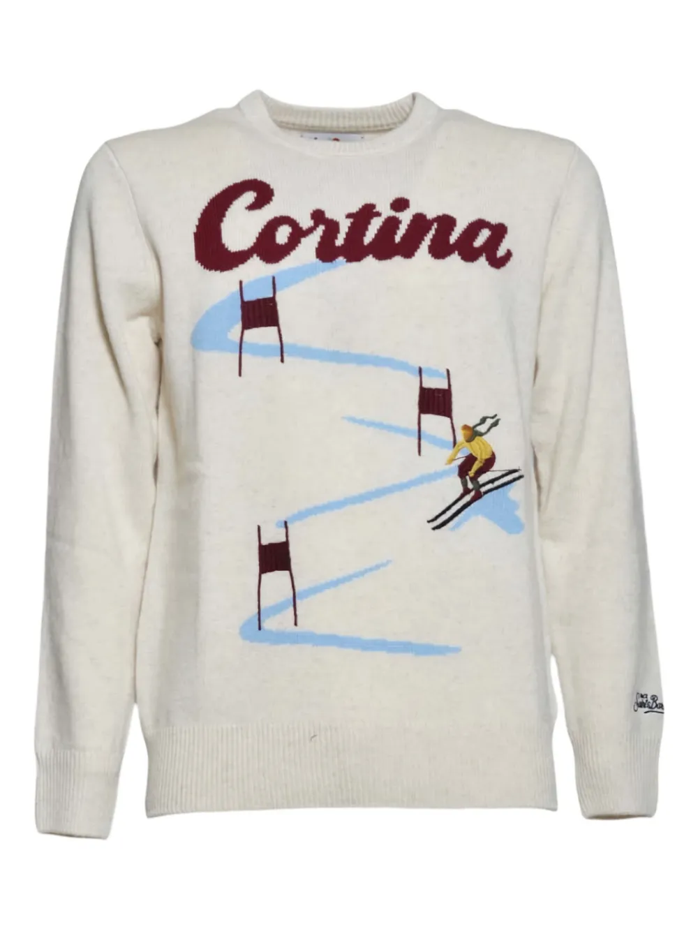 Свитер с лыжным принтом Mc2 Saint Barth, бежевый
Свитер с лыжным принтом Mc2 Saint Barth, бежевый