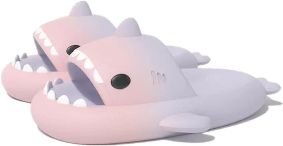 Милые тапочки с градиентным рисунком в виде акулы, пляжная обувь с мягкой подошвой 4 см, летние тапочки-акулы для женщин и мужчин, из ЭВА, нескользящие, для ванной комнаты, для дома и улицы Kaitesi, фиолетовый/розовый
Милые тапочки с градиентным рисунком в виде акулы, пляжная обувь с мягкой подошвой 4 см, летние тапочки-акулы для женщин и мужчин, из ЭВА, нескользящие, для ванной комнаты, для дома и улицы Kaitesi, фиолетовый/розовый