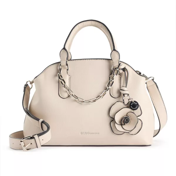 Сумка-сэтчел с драпировкой и цветочным шармом Bcbgeneration, цвет stone
Сумка-сэтчел с драпировкой и цветочным шармом Bcbgeneration, цвет stone