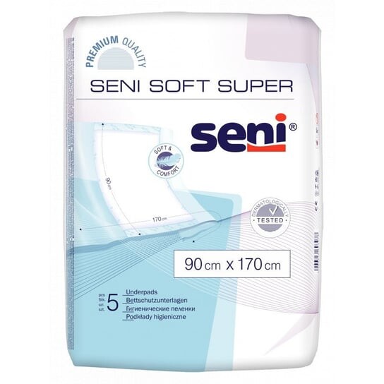 Прокладки гигиенические Seni Soft Super 90х170см
Прокладки гигиенические Seni Soft Super 90х170см
