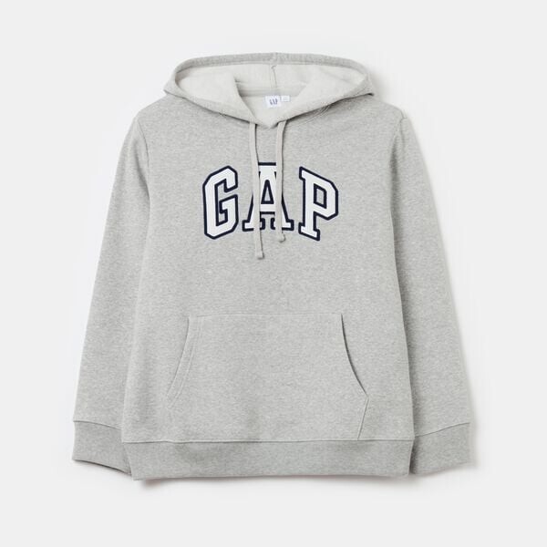 Толстовка с капюшоном и вышитым логотипом Gap, серый
Толстовка с капюшоном и вышитым логотипом Gap, серый