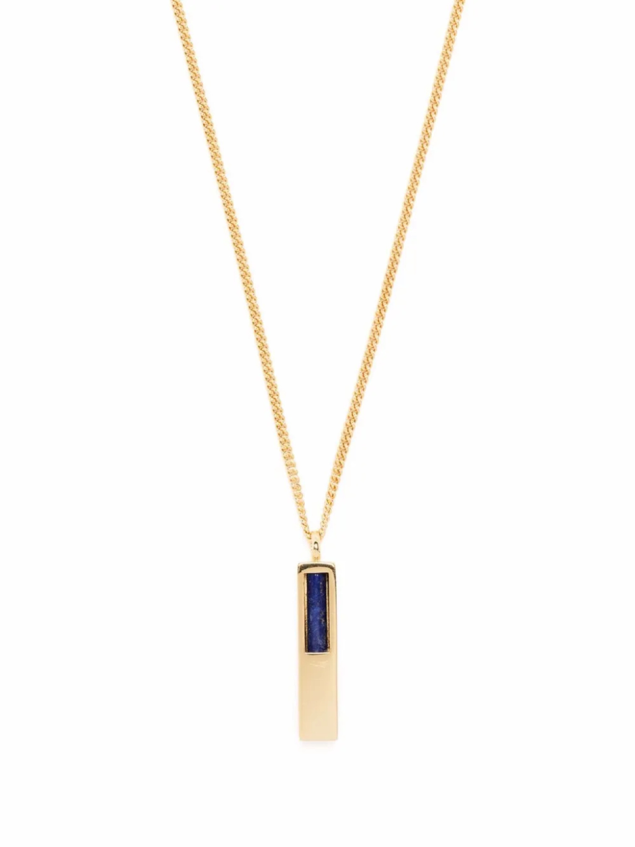 Позолоченное колье с лазуритом Tom Wood, золотой 
Позолоченное колье с лазуритом Tom Wood, золотой