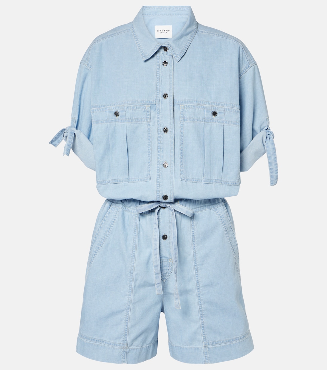 Хлопковый комбинезон Vally Marant Etoile, светло-синий
Хлопковый комбинезон Vally Marant Etoile, светло-синий