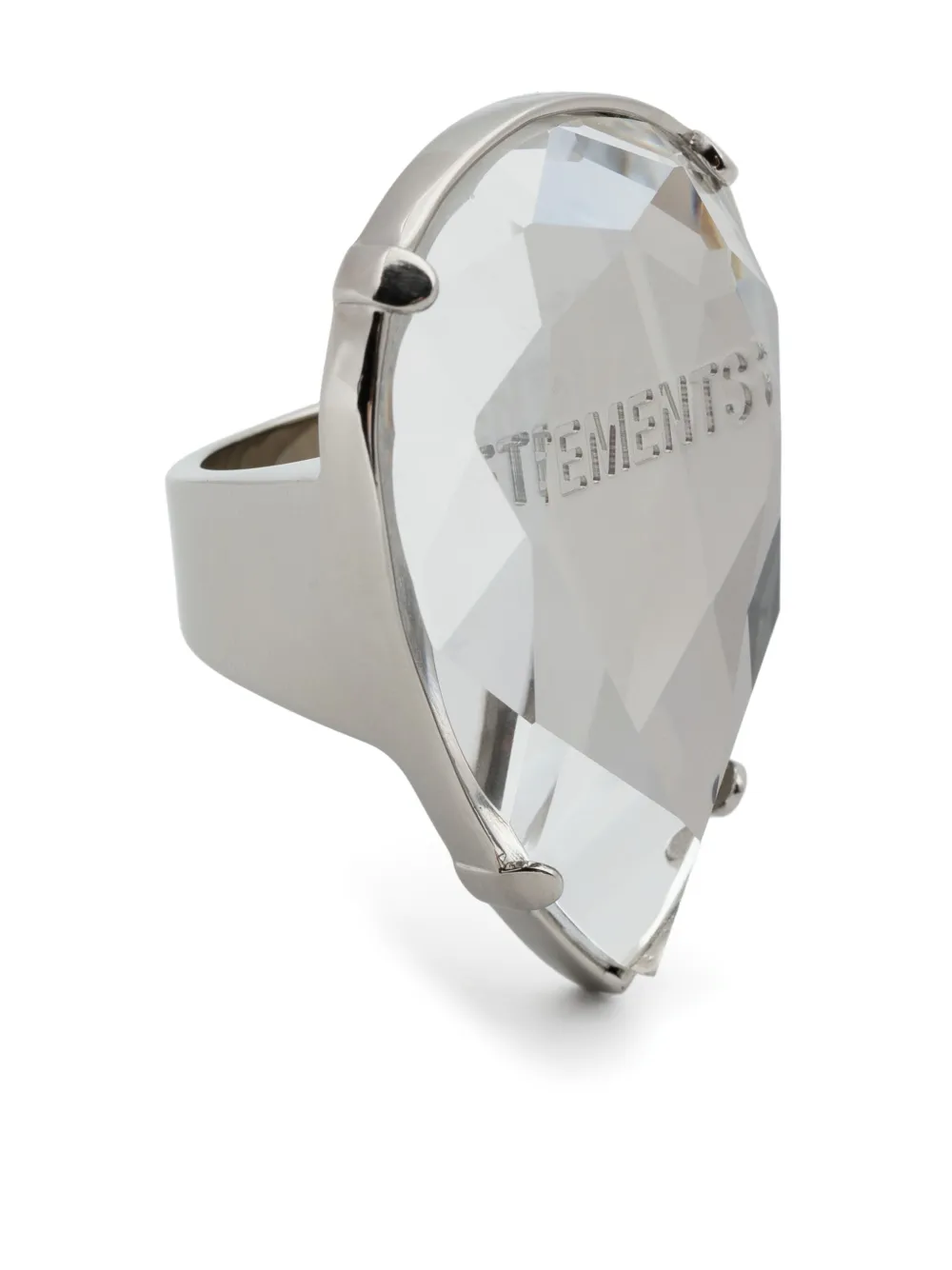 Кольцо Pear Crystal VETEMENTS, серебяный
Кольцо Pear Crystal VETEMENTS, серебяный
