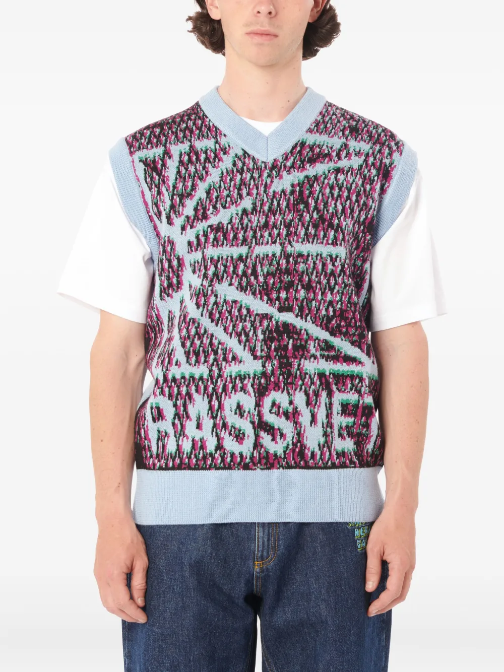 Топ с V-образным вырезом и логотипом Rassvet, синий
Топ с V-образным вырезом и логотипом Rassvet, синий