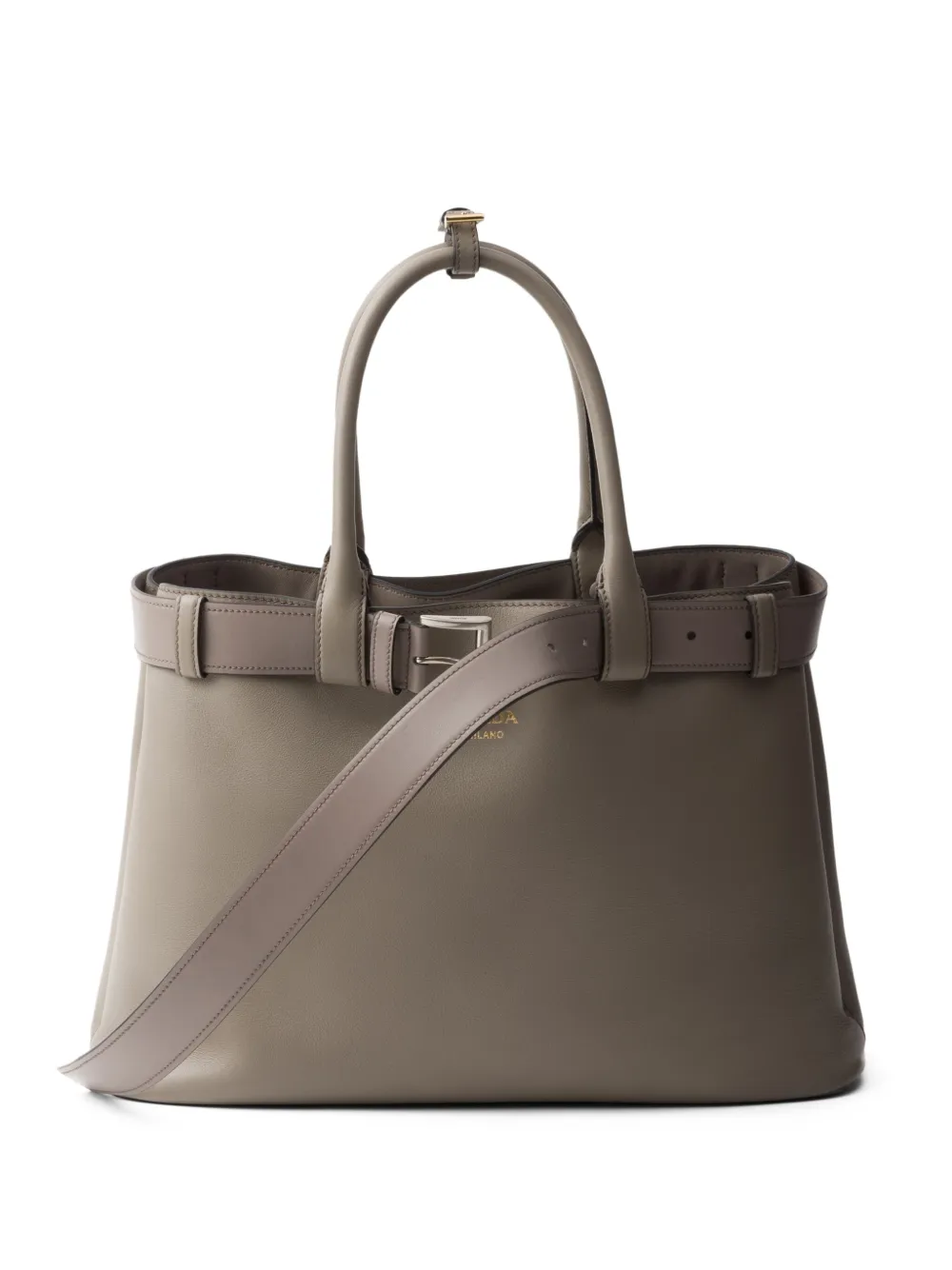 Большая сумка-тоут Buckle Prada, серый
Большая сумка-тоут Buckle Prada, серый