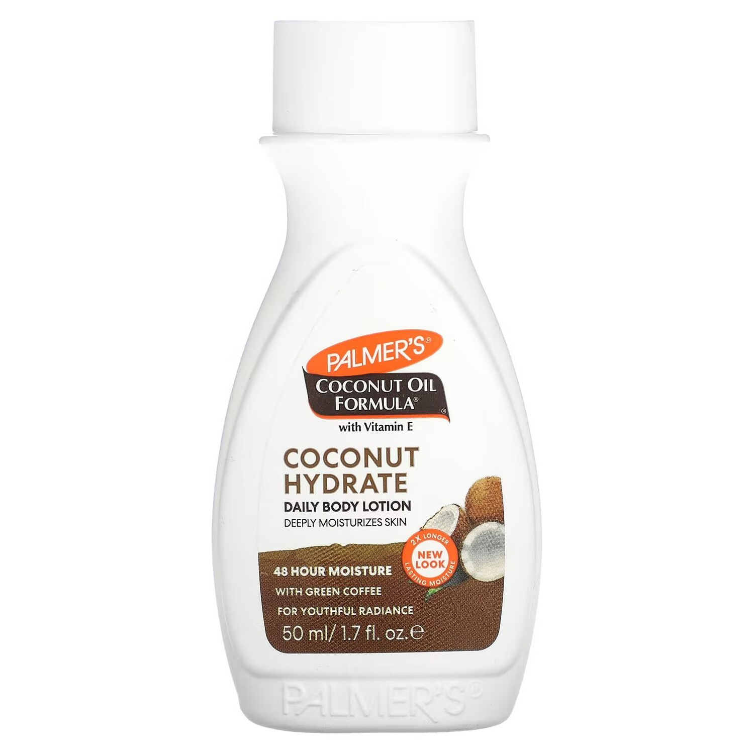 Формула кокосового масла с витамином Е, ежедневный лосьон для тела Coconut Hydrate, 1,7 жидких унции (50 мл) Palmer'S
Формула кокосового масла с витамином Е, ежедневный лосьон для тела Coconut Hydrate, 1,7 жидких унции (50 мл) Palmer'S