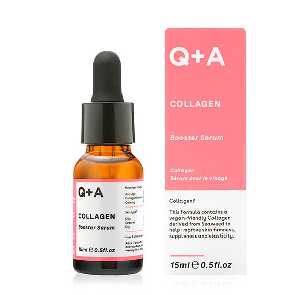 Укрепляющая сыворотка для лица Q+A Collagen, 15 мл
Укрепляющая сыворотка для лица Q+A Collagen, 15 мл