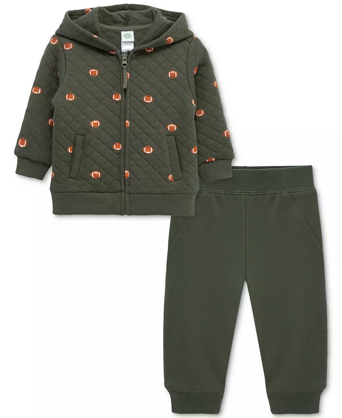 Детский футбольный худи с молнией и штаны, комплект из 2 предметов Little Me
Детский футбольный худи с молнией и штаны, комплект из 2 предметов Little Me