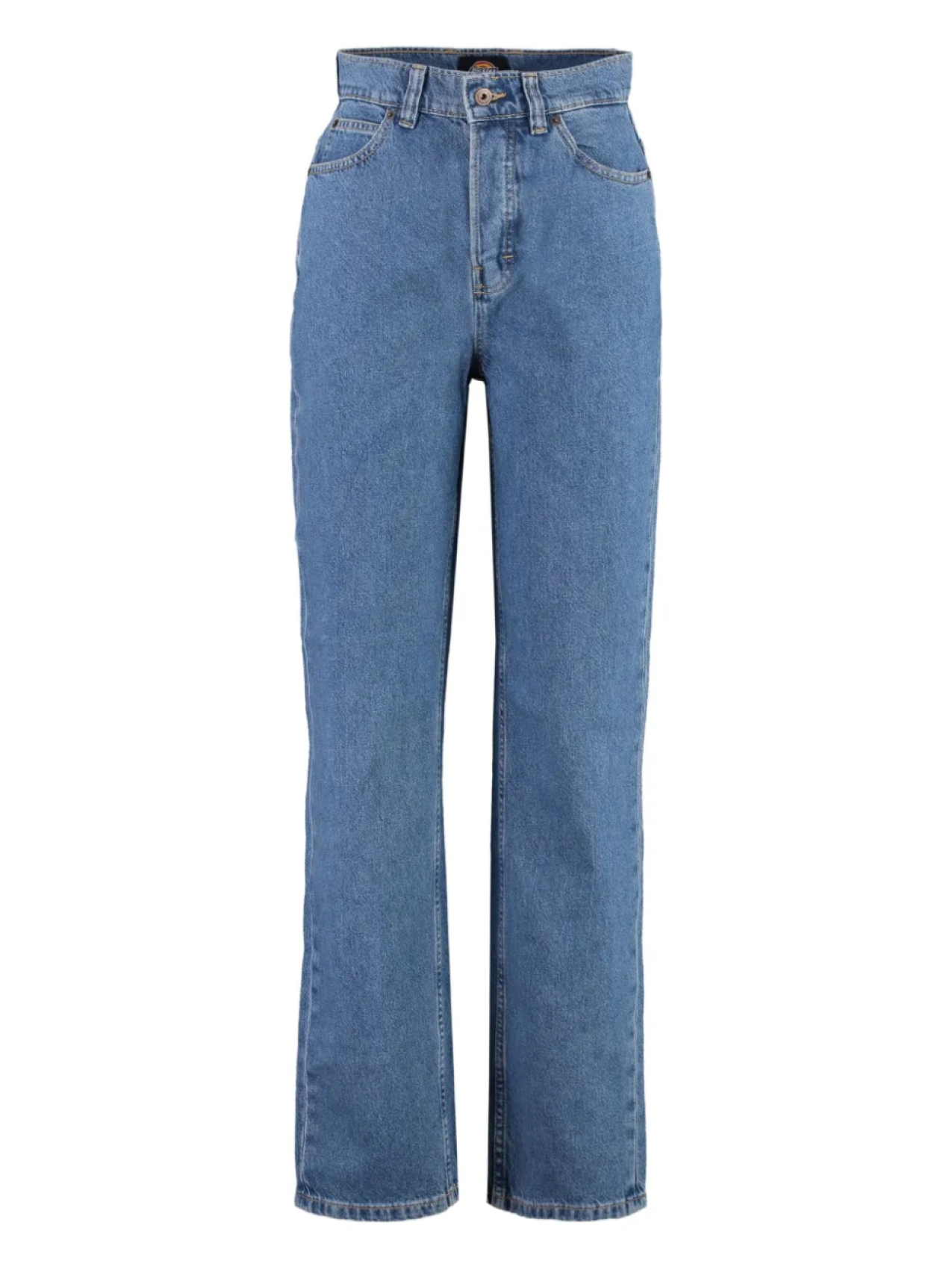 Джинсы прямого кроя с высокой талией DICKIES, синий 
Джинсы прямого кроя с высокой талией DICKIES, синий