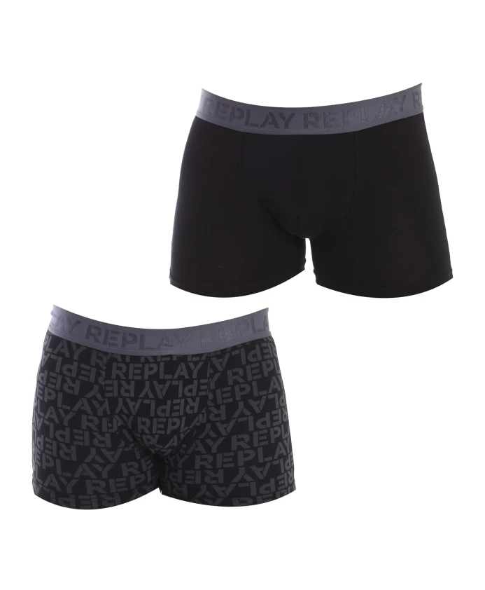 Удобные эластичные хлопковые боксерские шорты Replay, черный
Удобные эластичные хлопковые боксерские шорты Replay, черный