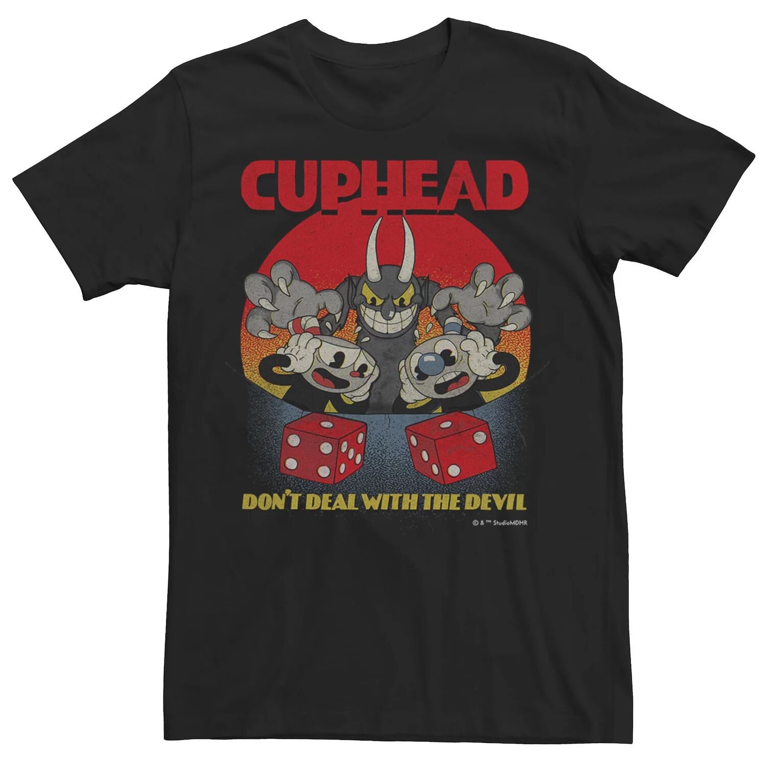 Мужская футболка с графическим плакатом Cuphead Snake Eyes Gamble Licensed Character
Мужская футболка с графическим плакатом Cuphead Snake Eyes Gamble Licensed Character