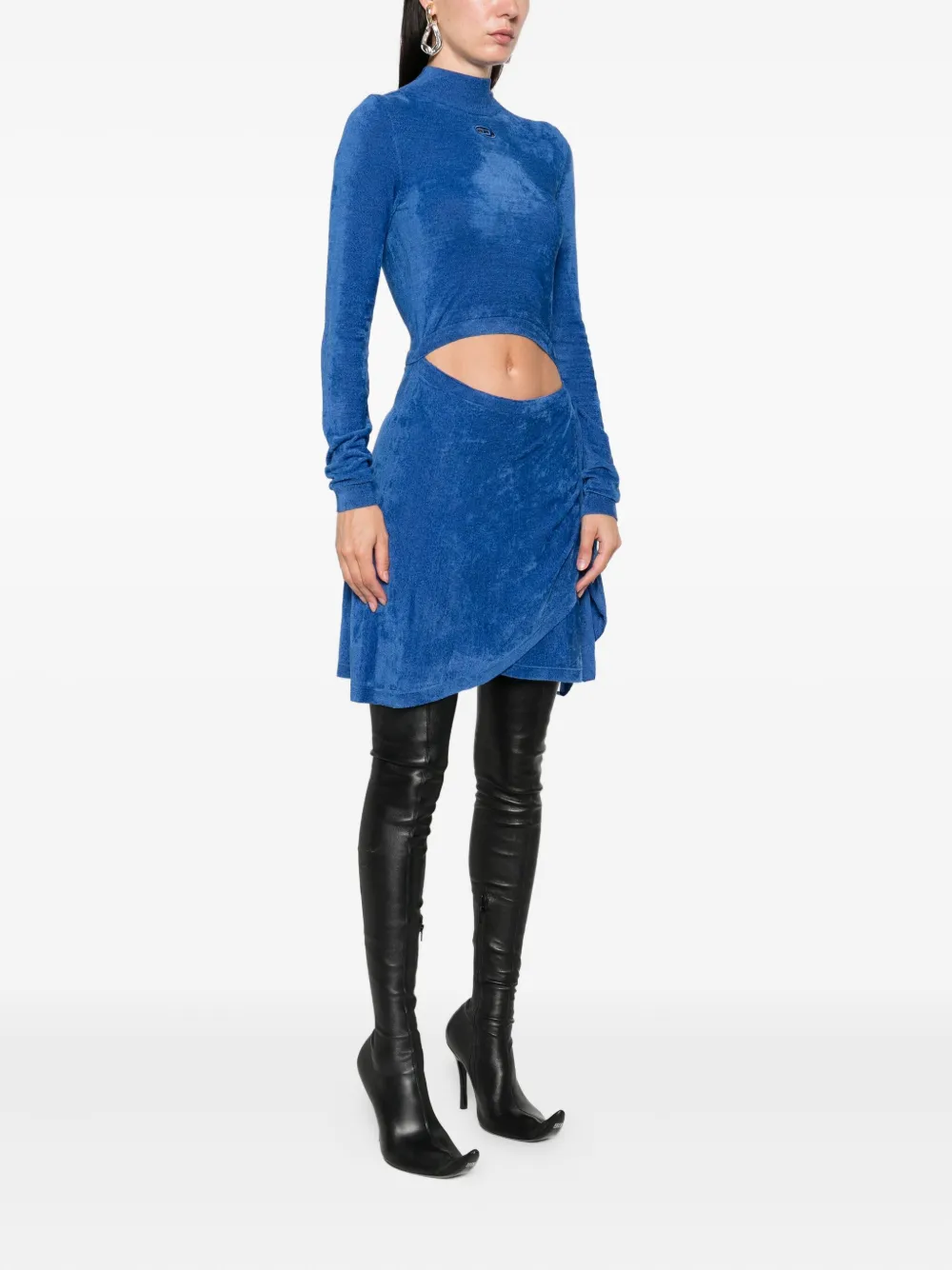 Платье с завязкой спереди и ложным воротником DIESEL, синий
Платье с завязкой спереди и ложным воротником DIESEL, синий