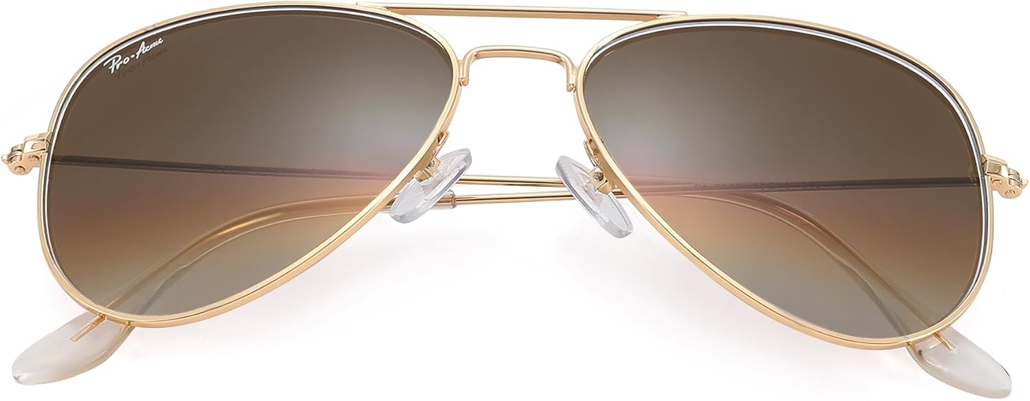 Солнцезащитные очки Pro Acme Small Aviator с линзами из стекла, классической металлической оправой и защитой от УФ-излучения UV400, подходят для мужчин и женщин с небольшим лицом, диаметр линз 52 мм, E Gold/Brown Gradient
Солнцезащитные очки Pro Acme Small Aviator с линзами из стекла, классической металлической оправой и защитой от УФ-излучения UV400, подходят для мужчин и женщин с небольшим лицом, диаметр линз 52 мм, E Gold/Brown Gradient