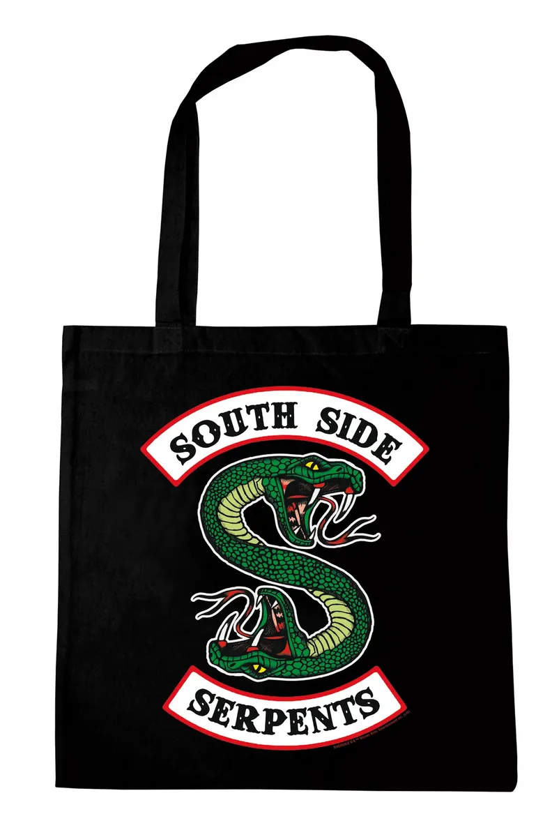 Сумка с ручкой LOGOSHIRT "Хлопковая сумка Riverdale South Side" с крутым принтом в виде веера, черный
Сумка с ручкой LOGOSHIRT "Хлопковая сумка Riverdale South Side" с крутым принтом в виде веера, черный