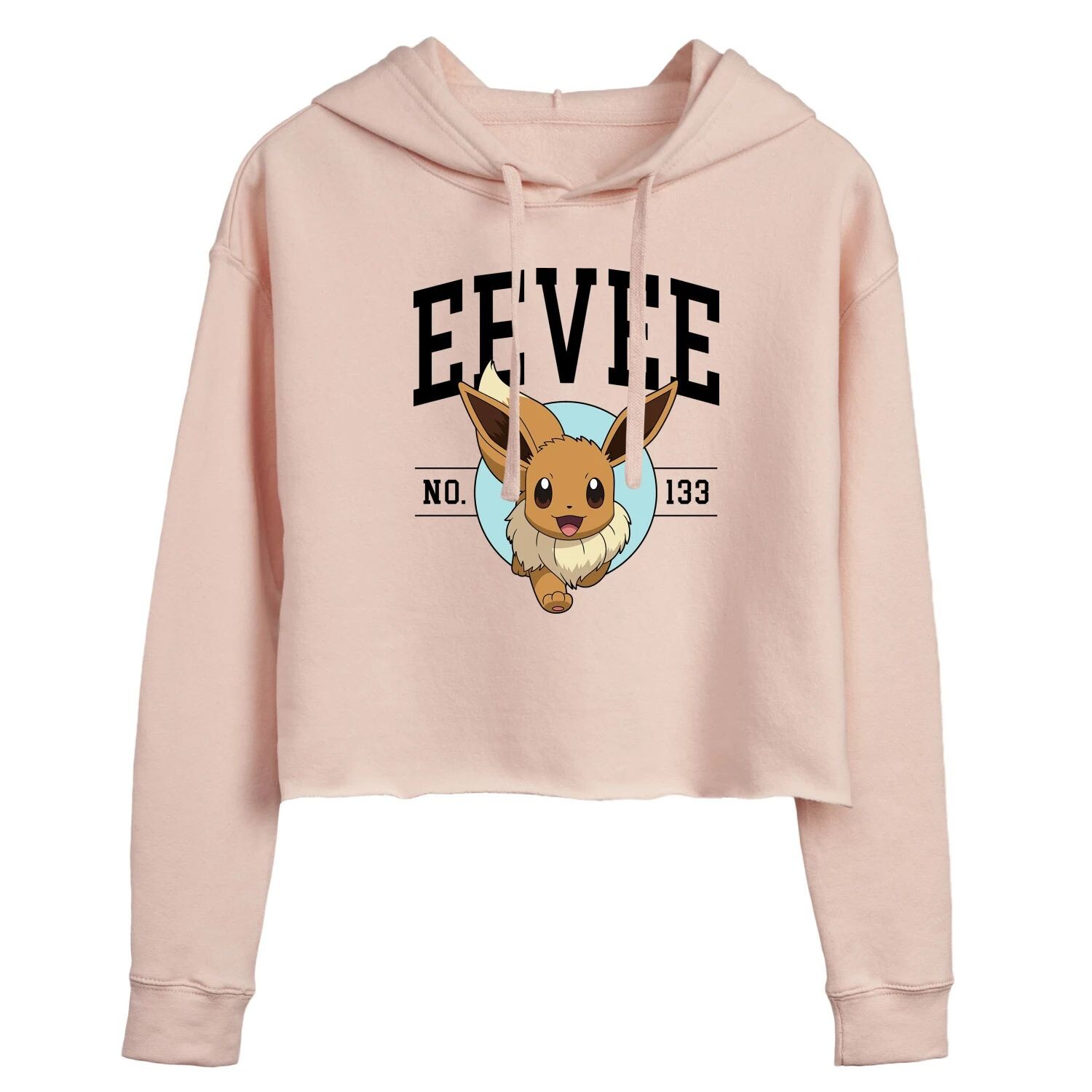 Укороченная студенческая толстовка с капюшоном Pokemon Eevee для юниоров Licensed Character 
Укороченная студенческая толстовка с капюшоном Pokemon Eevee для юниоров Licensed Character