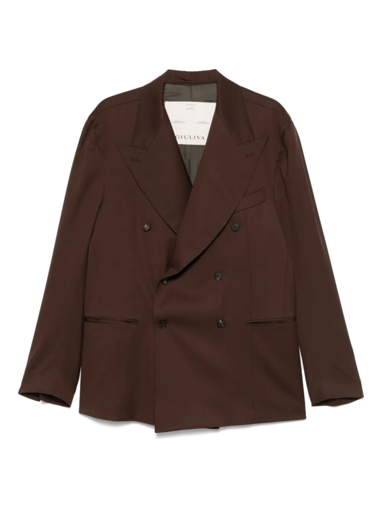Двубортный пиджак Stefano Giuliva Heritage, коричневый
Двубортный пиджак Stefano Giuliva Heritage, коричневый