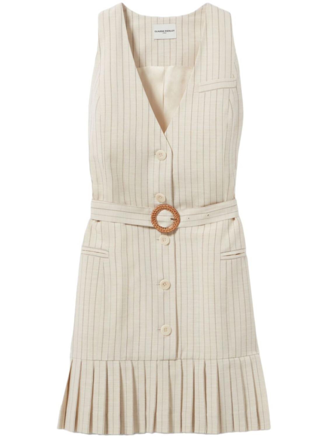 Claudie Pierlot платье мини со складками, нейтральный цвет
Claudie Pierlot платье мини со складками, нейтральный цвет