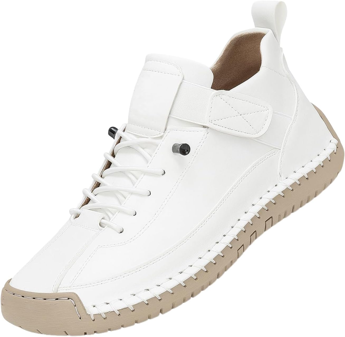 Мужские кожаные кроссовки с ручной строчкой, средние по высоте, на плоской подошве, с регулируемыми, удобными мягкими стельками, легкие, ручной работы, с закругленным носком, ботинки-чикка для прогулок и вождения Lghlmcl, Multicolor 14
Мужские кожаные кроссовки с ручной строчкой, средние по высоте, на плоской подошве, с регулируемыми, удобными мягкими стельками, легкие, ручной работы, с закругленным носком, ботинки-чикка для прогулок и вождения Lghlmcl, Multicolor 14