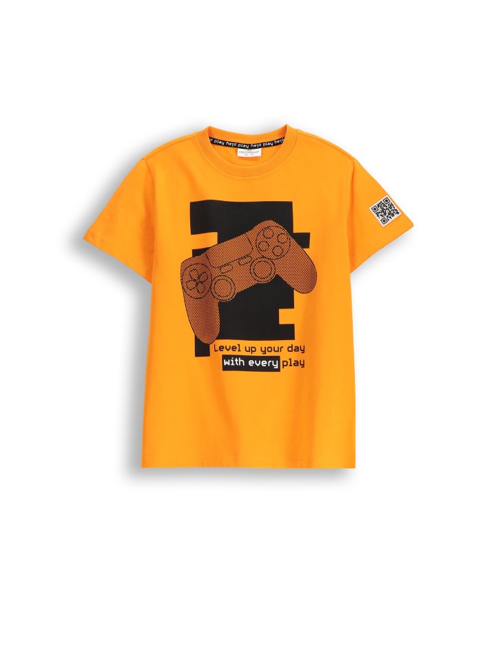 Футболка с короткими рукавами оранжевого цвета Coccodrillo
Футболка с короткими рукавами оранжевого цвета Coccodrillo