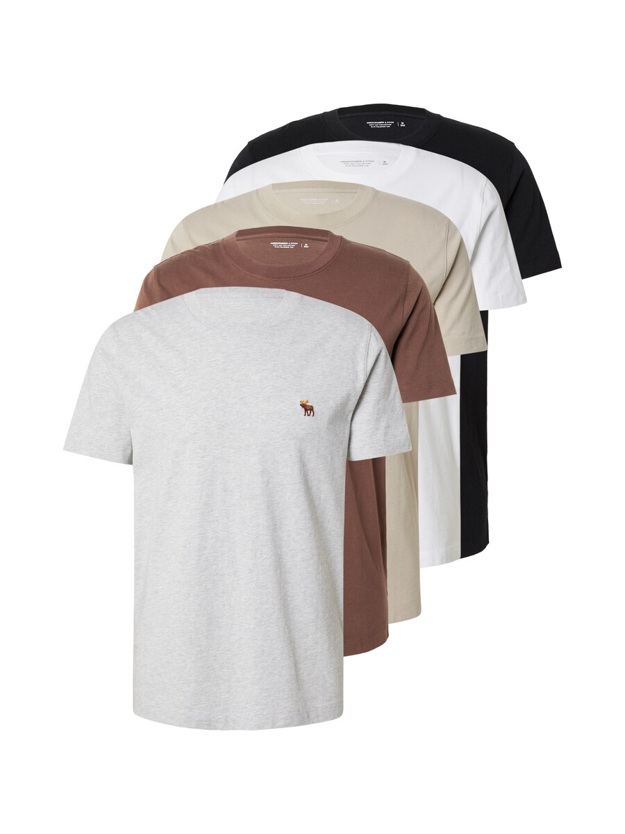 Футболка Abercrombie & Fitch, Beige/Chocolate/mottled grey/Black/White
Футболка Abercrombie & Fitch, Beige/Chocolate/mottled grey/Black/White