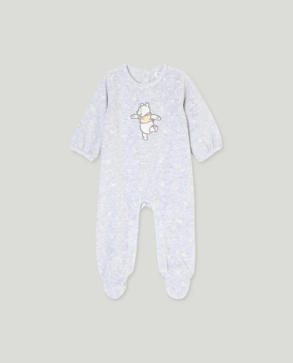 Длинный пеленальный комбинезон с липучкой, принт Винни и звезды для мальчика Cotton Juice, серый
Длинный пеленальный комбинезон с липучкой, принт Винни и звезды для мальчика Cotton Juice, серый