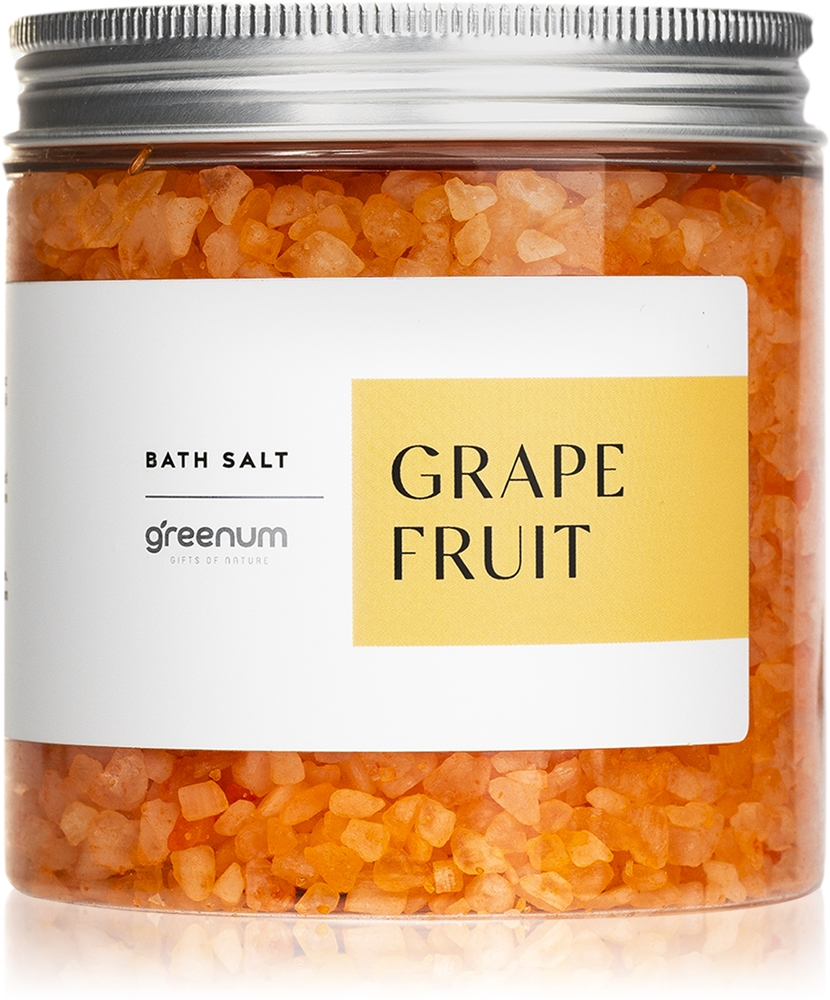 Соль для ванн с грейпфрутом Greenum, 600 гр
Соль для ванн с грейпфрутом Greenum, 600 гр
