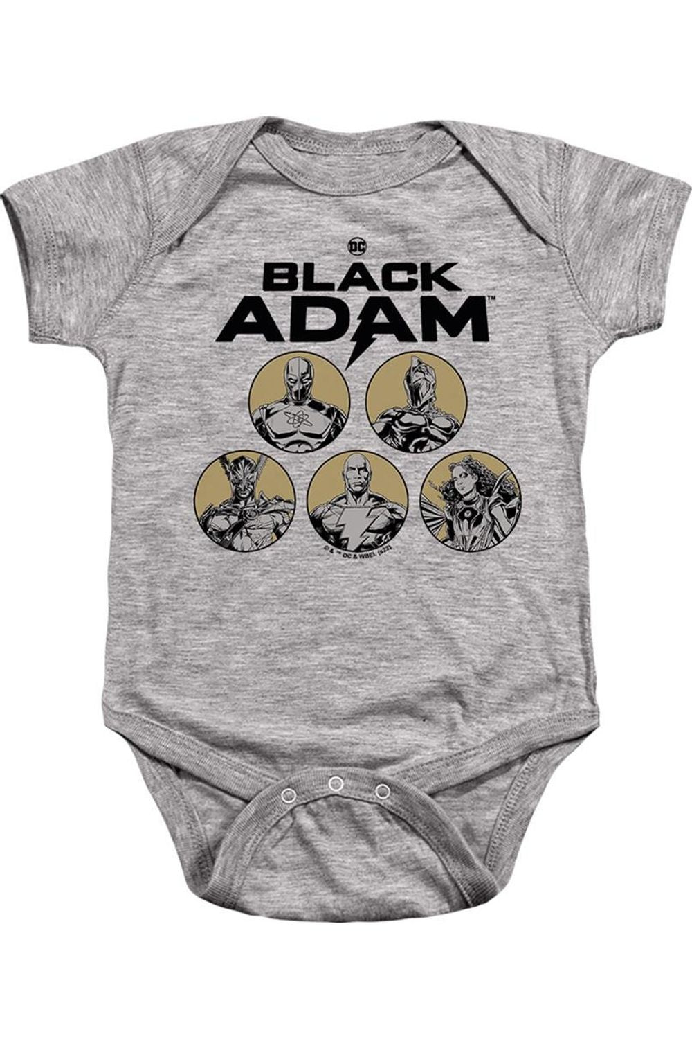 Gildan Черный Адам, детский комбинезон Black Adam Contrast Group на кнопках
Gildan Черный Адам, детский комбинезон Black Adam Contrast Group на кнопках