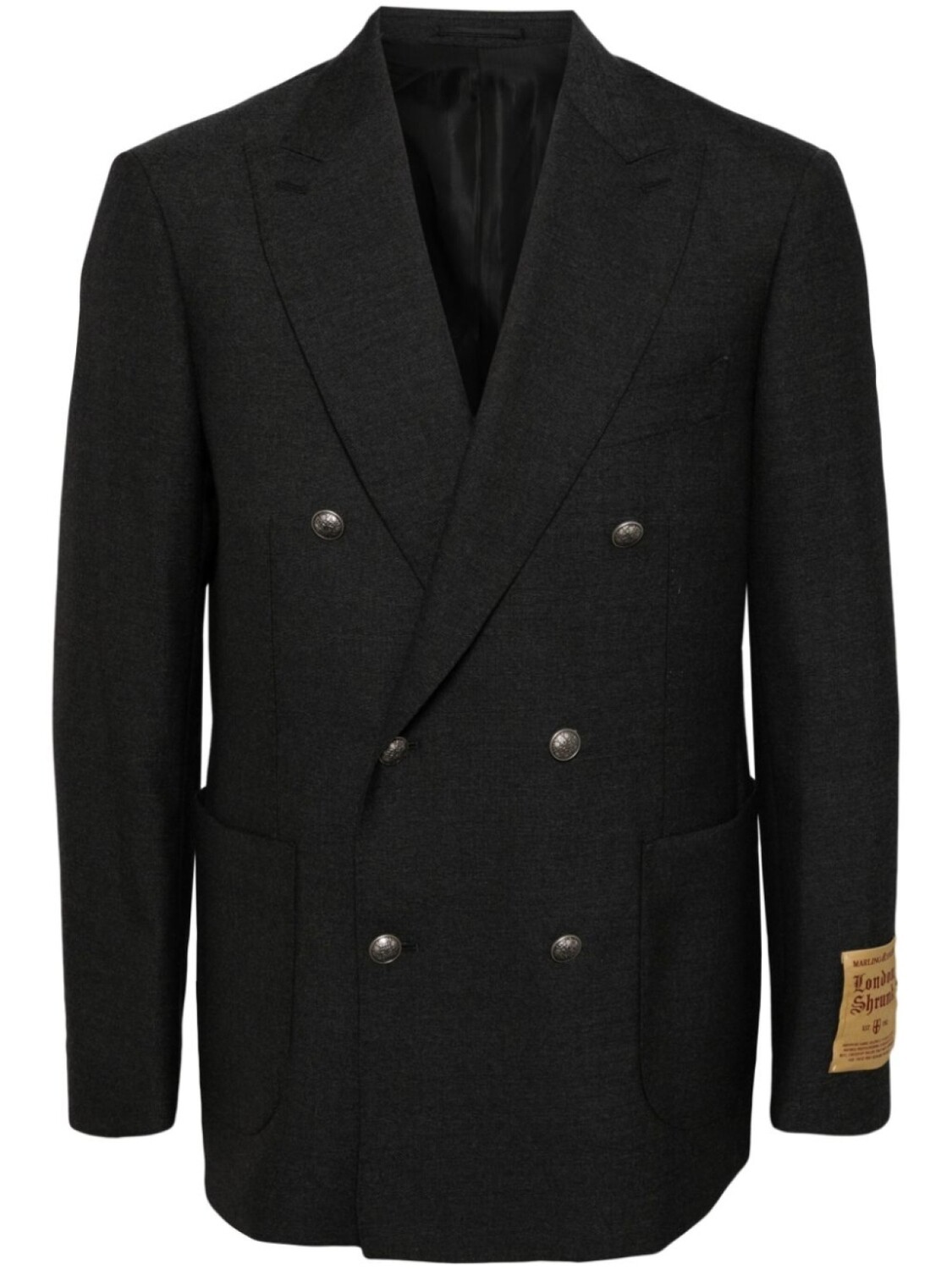 Man On The Boon. двубортный пиджак, серый
Man On The Boon. двубортный пиджак, серый