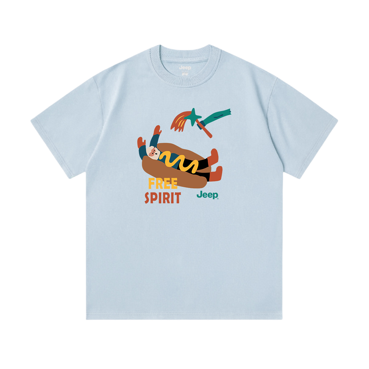 Футболка Unisex Crew Neck Moderate Jeep, sky синий
Футболка Unisex Crew Neck Moderate Jeep, sky синий