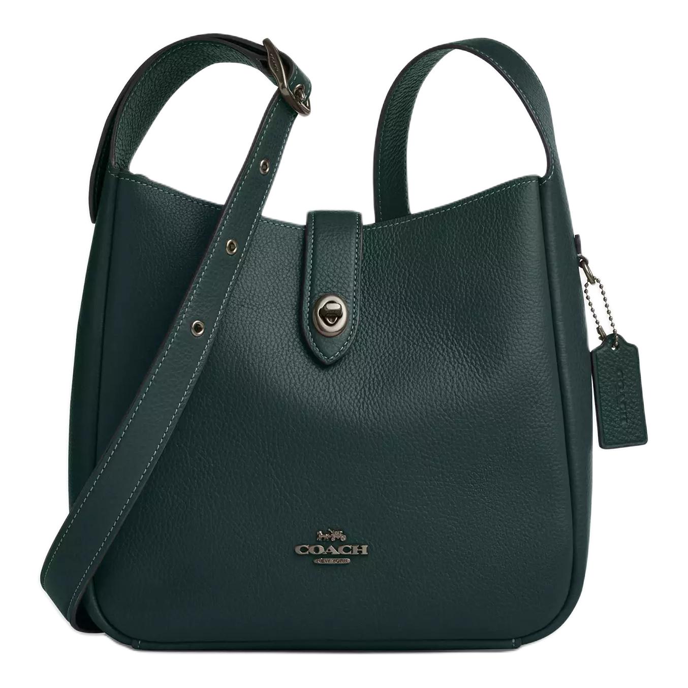 COACH Кожаная сумка через плечо среднего размера женская тёмно-голубая
COACH Кожаная сумка через плечо среднего размера женская тёмно-голубая