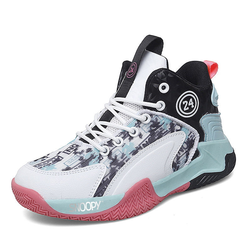 Детские баскетбольные кроссовки с высоким верхом, противоскользящие, с амортизацией, устойчивые к истиранию и ударам SNOOPY, белый/черный
Детские баскетбольные кроссовки с высоким верхом, противоскользящие, с амортизацией, устойчивые к истиранию и ударам SNOOPY, белый/черный