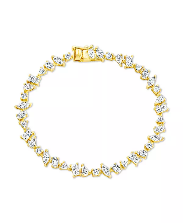 Теннисный браслет Эллери с кубическим цирконием Sterling Forever, gold
Теннисный браслет Эллери с кубическим цирконием Sterling Forever, gold