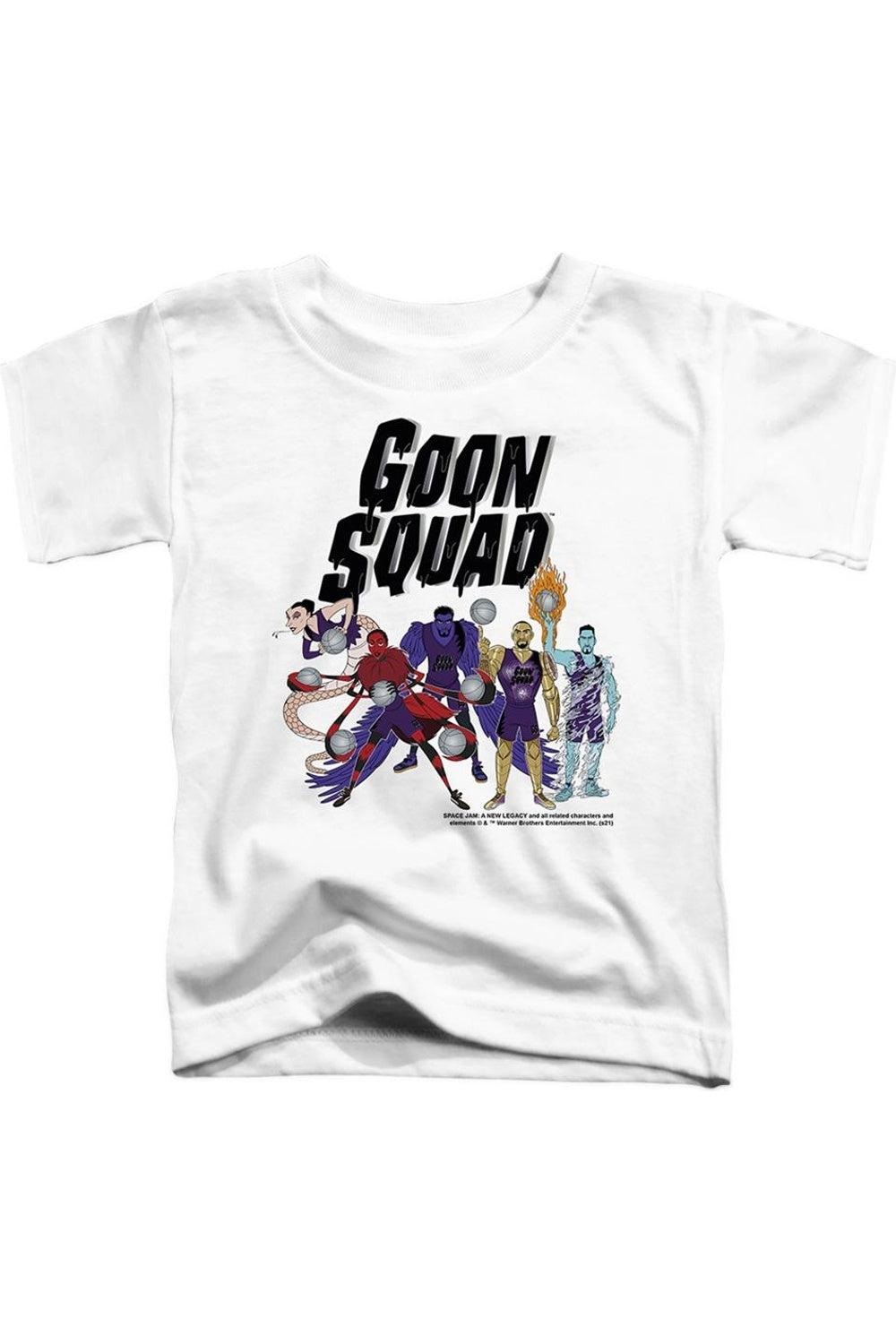 Футболка с коротким рукавом Space Jam 2 Goon Squad для малышей Gildan, белый 
Футболка с коротким рукавом Space Jam 2 Goon Squad для малышей Gildan, белый