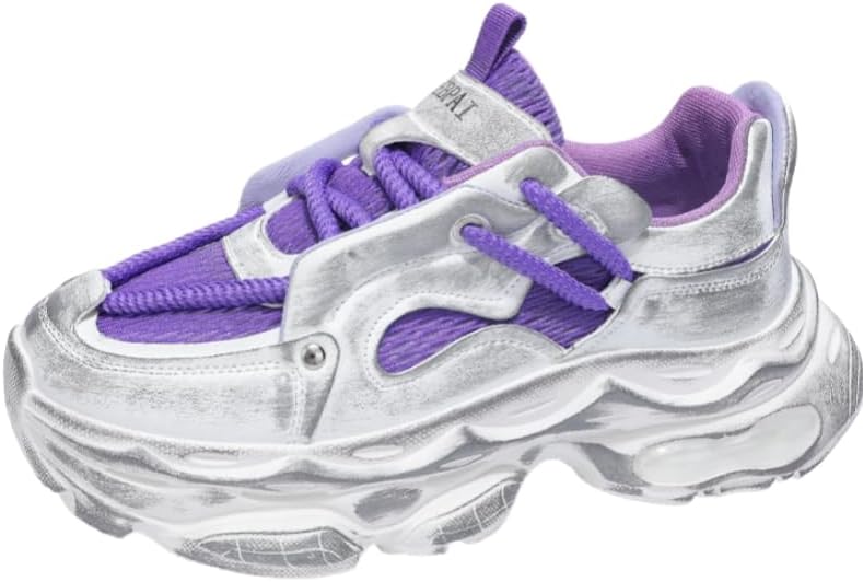 Мужские модные дышащие спортивные кроссовки с сеткой для улицы - с толстой подошвой, противоскользящие, прочная конструкция Hoalox, фиолетовый
Мужские модные дышащие спортивные кроссовки с сеткой для улицы - с толстой подошвой, противоскользящие, прочная конструкция Hoalox, фиолетовый