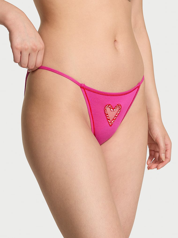 Трусики-Бикини из хлопковых стрингов Pink, mesh graphic pink fire candy cane mesh graphic
Трусики-Бикини из хлопковых стрингов Pink, mesh graphic pink fire candy cane mesh graphic