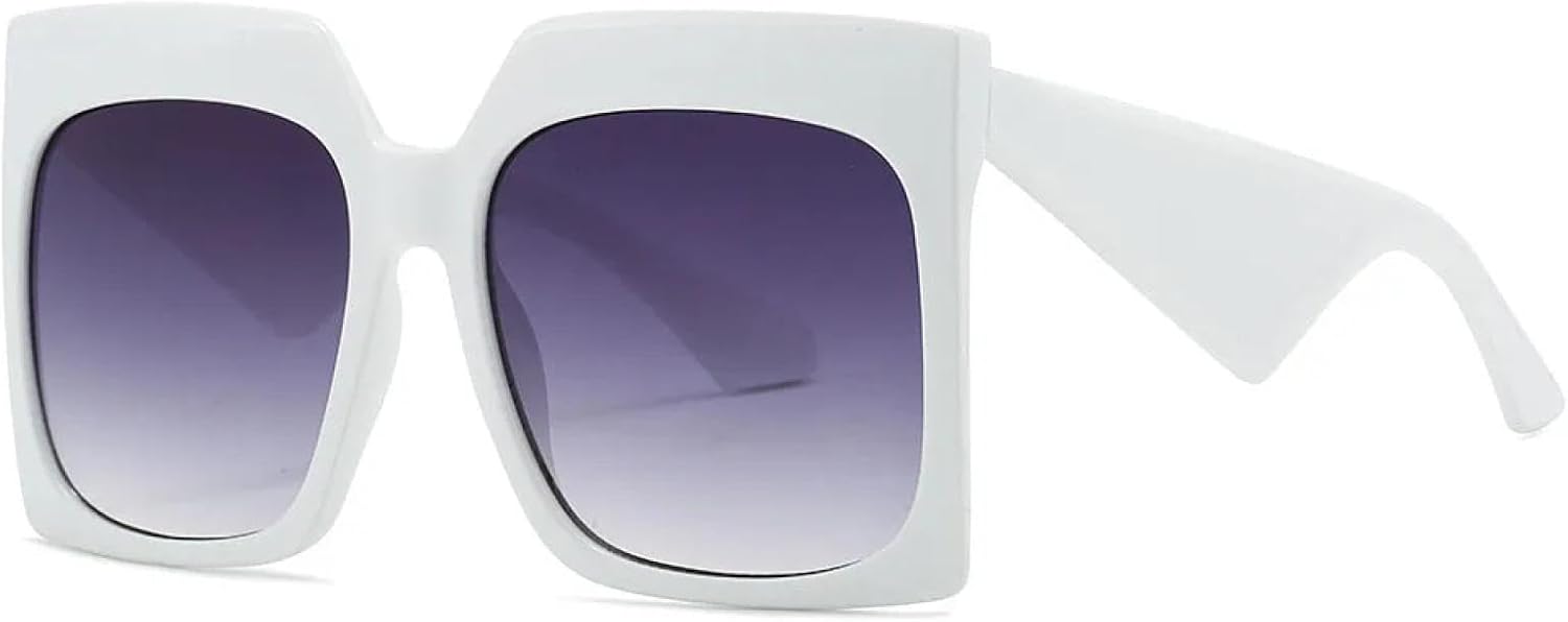 Крупные солнцезащитные очки в большой оправе для женщин и мужчин, роскошные винтажные солнцезащитные очки в стиле панк с защитой от УФ-излучения UV400 TYUVIVO, White Gray
Крупные солнцезащитные очки в большой оправе для женщин и мужчин, роскошные винтажные солнцезащитные очки в стиле панк с защитой от УФ-излучения UV400 TYUVIVO, White Gray