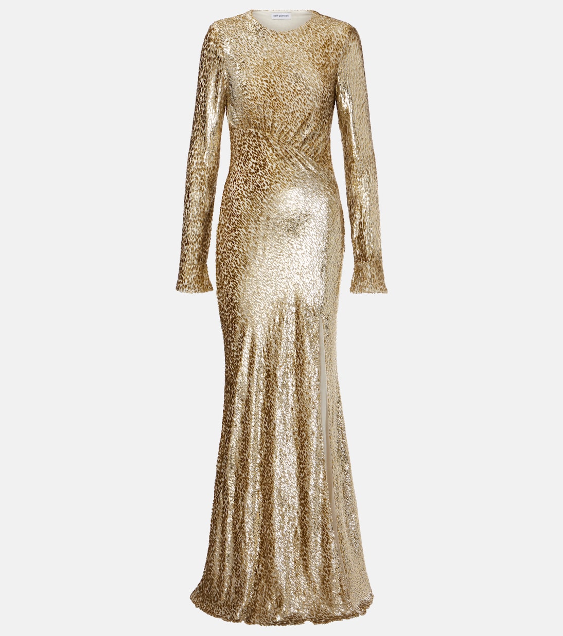 Филь Купе платье макси с открытой спинкой Self-Portrait, золотой
Филь Купе платье макси с открытой спинкой Self-Portrait, золотой
